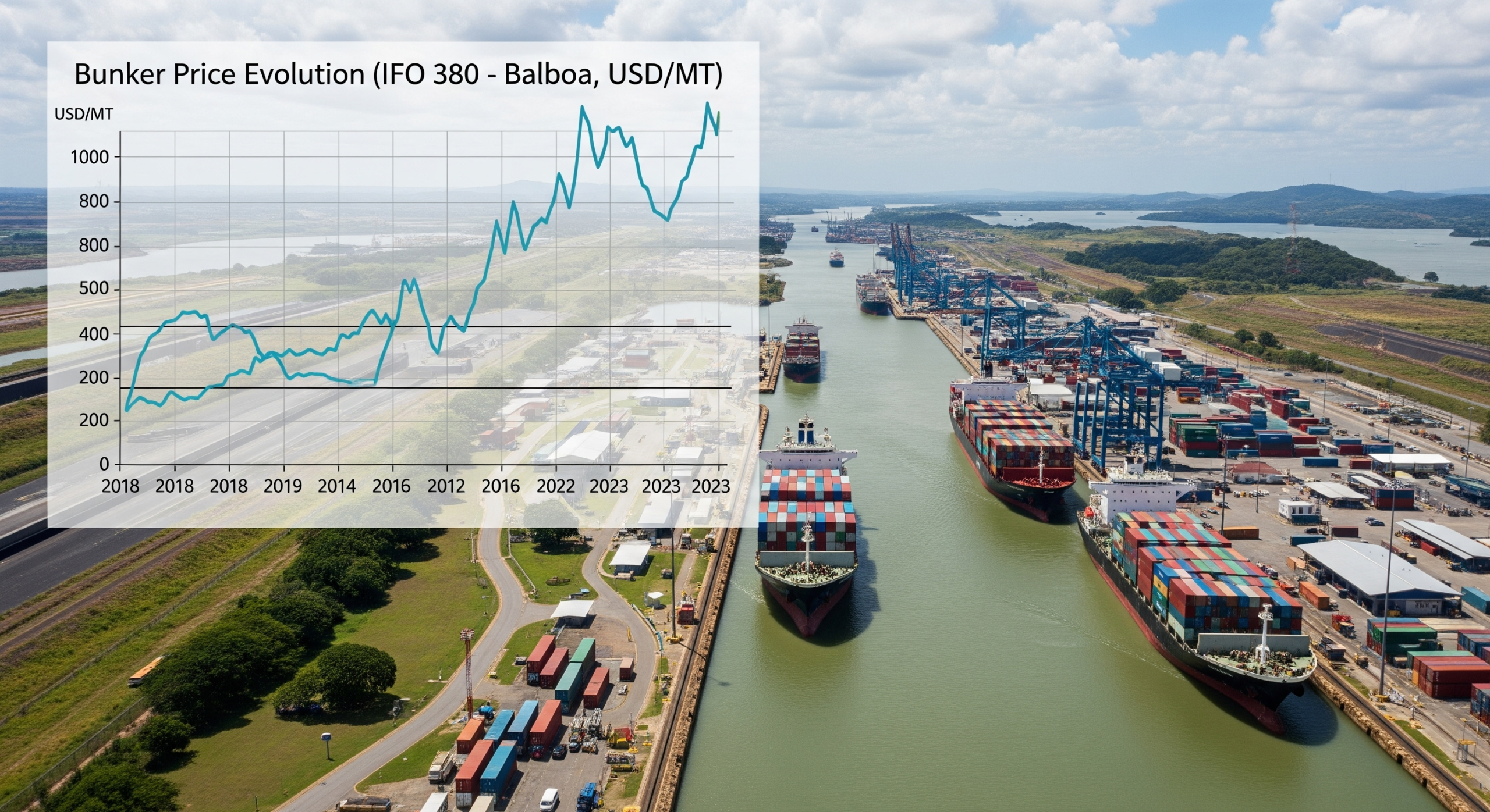 The Evolution of Bunker Prices in Panama: Panama Canal and Balboa Port
